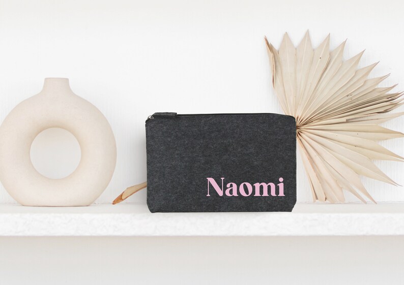 Gepersonaliseerde etui, gepersonaliseerde etui, gepersonaliseerde make-up tas afbeelding 5