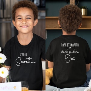 Wedding T-shirt, Wedding announcement, Childrens T-shirt image 4