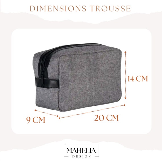 Beauty case da uomo, regalo del padrino, regalo personalizzato