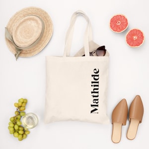 Tragetasche mit Vornamen, personalisierte Stofftasche