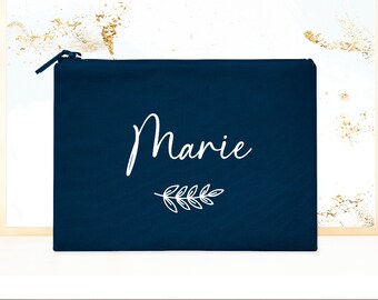 Trousse de maquillage personnalisée, Cadeau marraine, cadeau personnalisé femme