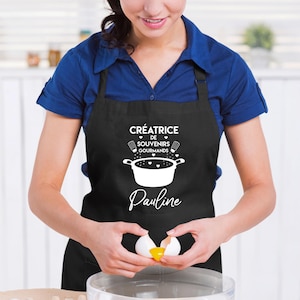 MoonWorks Tablier De Cuisine Humoristique - 100% Coton - Inscription : 'Bei Papa Schmeckt's Am Besten'