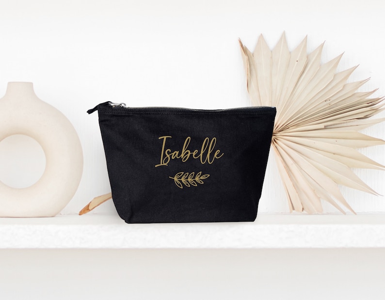 Personalized makeup bag, Godmother gift, Personalized mom gift idea image 4