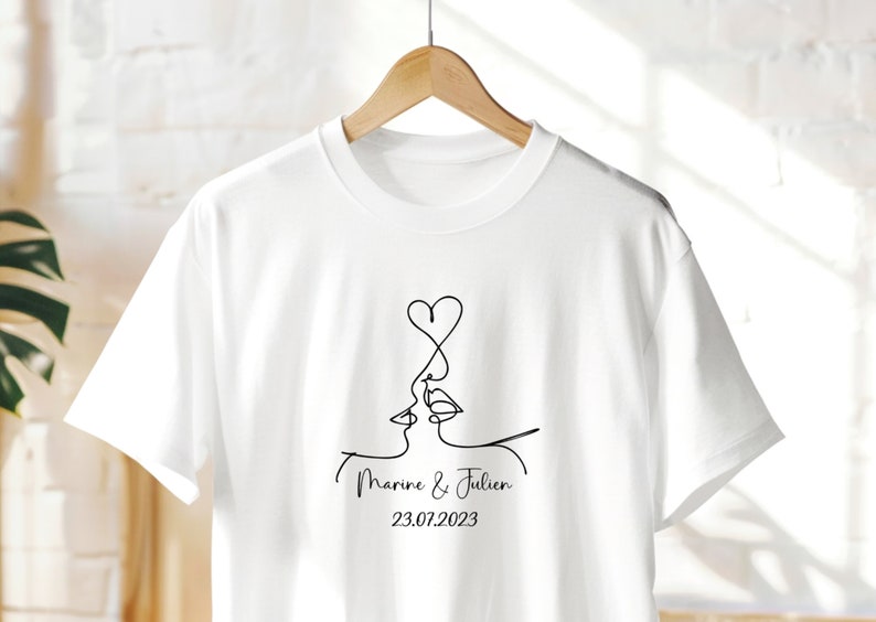 Wedding T-shirt, Mr Mrs, Wedding gift, Newlyweds image 1