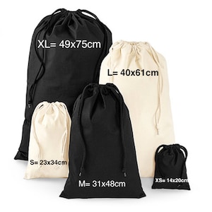 Sac de rangement, Pochon personnalisé, Sac à cordons image 6