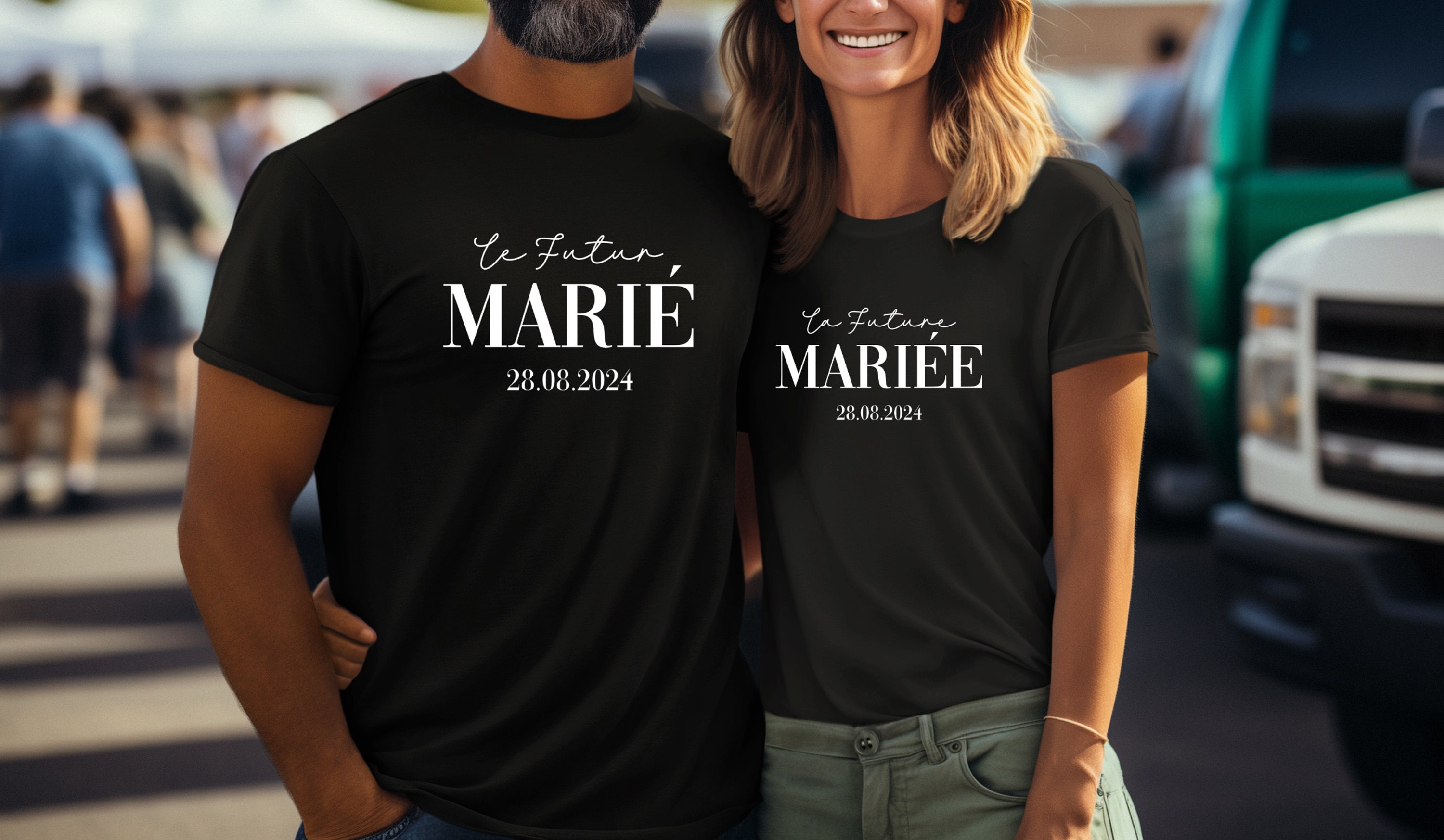 Discover T-shirt De Couple Assorti Mr Et Mme, T-Shirts Familiaux Assortis