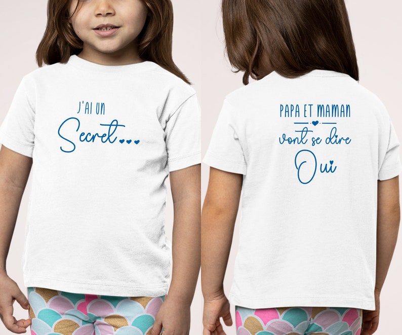 Wedding T-shirt, Wedding announcement, Childrens T-shirt image 3