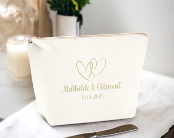 Trousse de mariage, Cadeau mariage personnalisé, Accessoire mariée