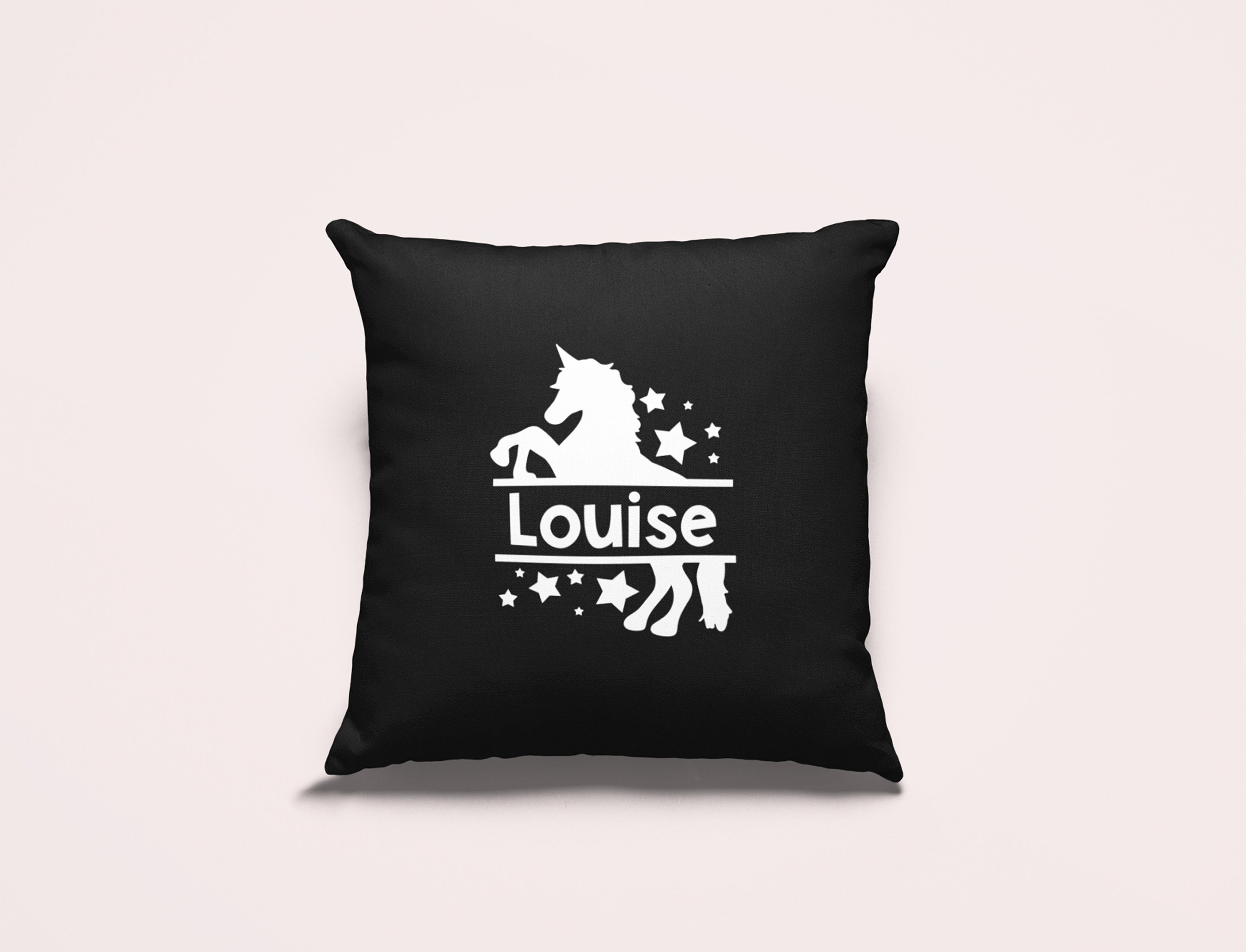 Customizable Unicorn Cushion Cover Etsy UK