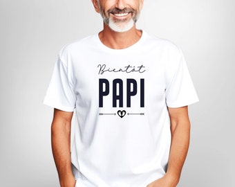 T-shirt annonce grossesse, T-shirt pour grand père