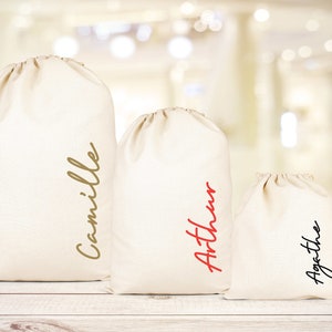 Sac de rangement, Pochon personnalisé, Sac à cordons