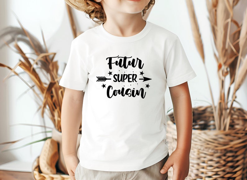 T-shirt futur cousin personnalisable image 1