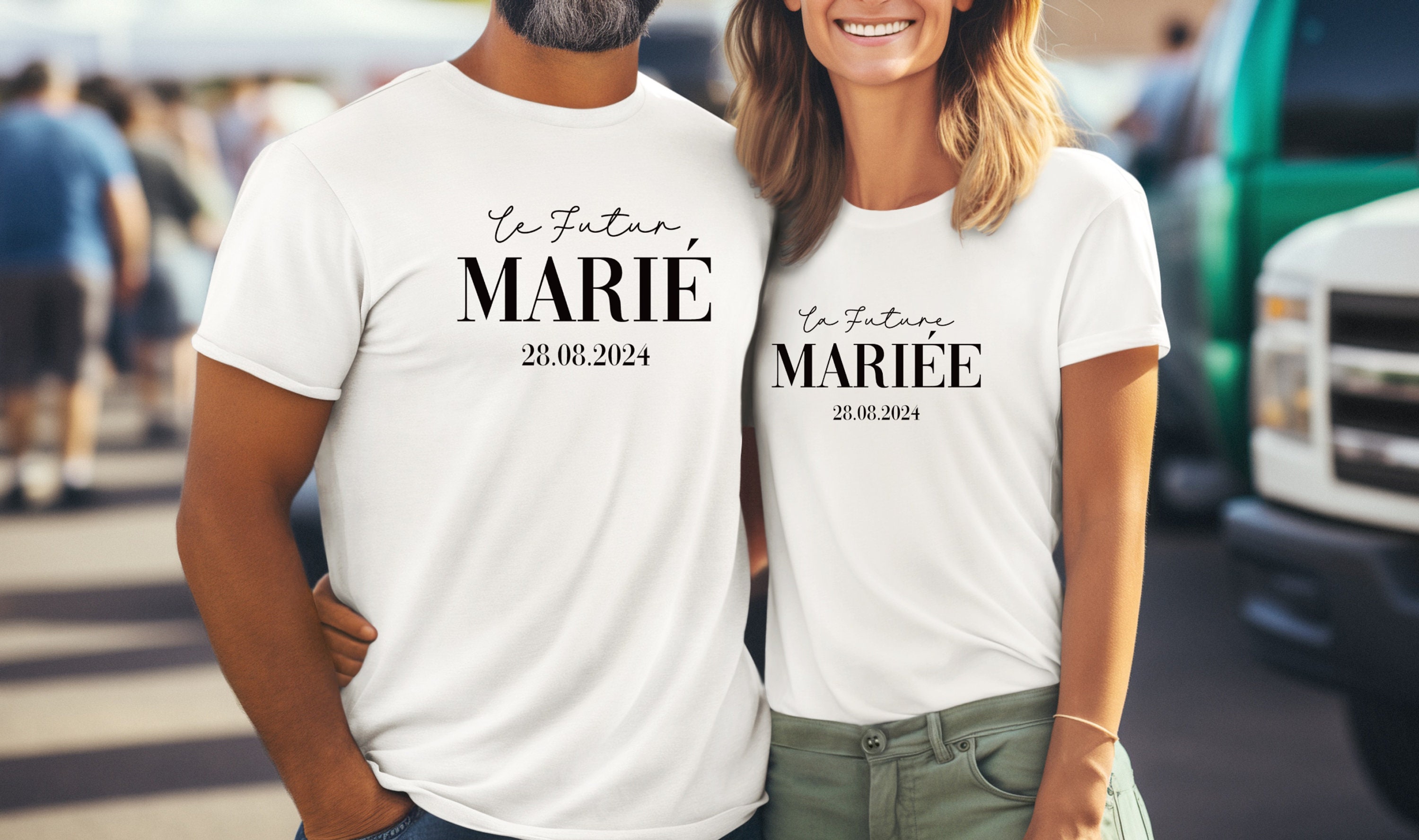 Discover T-shirt De Couple Assorti Mr Et Mme, T-Shirts Familiaux Assortis