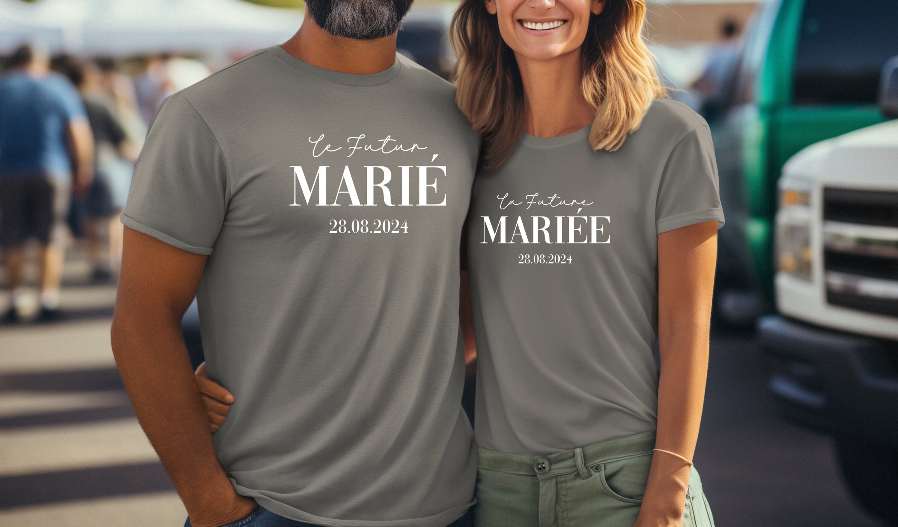 Discover T-shirt De Couple Assorti Mr Et Mme, T-Shirts Familiaux Assortis