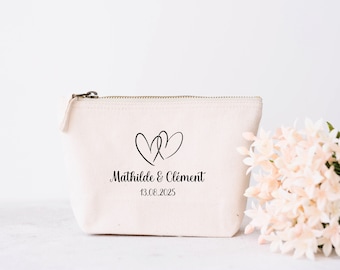 Trousse de mariage, Cadeau mariage personnalisé, Accessoire mariée