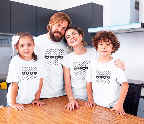 tee shirt famille assorti