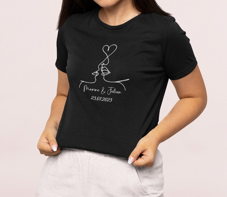 Wedding T-shirt, Mr Mrs, Wedding gift, Newlyweds image 5