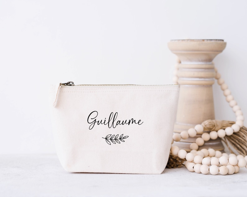 Personalized makeup bag, Godmother gift, Personalized mom gift idea image 5