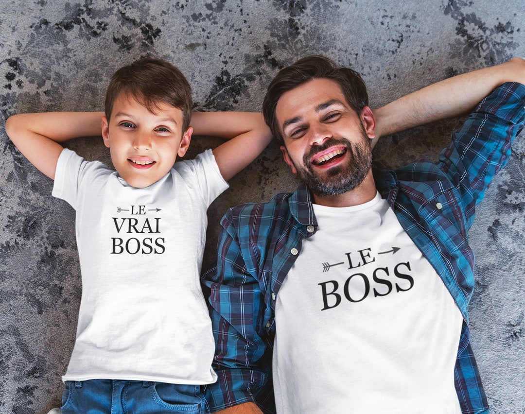 tee shirt papa et fils