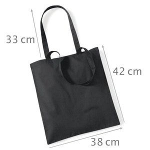 Customizable canvas bag, Personalized grandma gift, Knitting bag, Grandmother's Day image 6