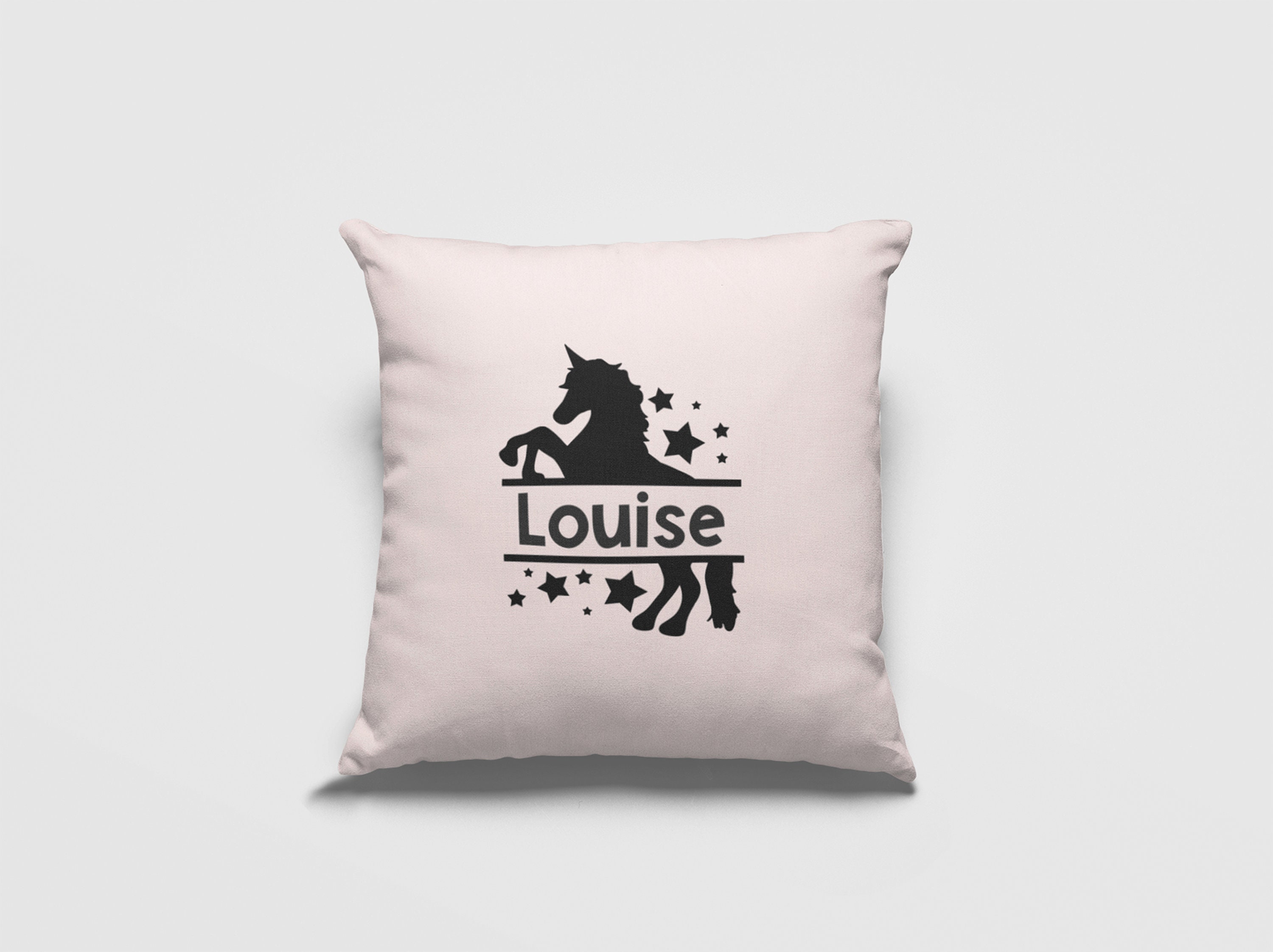 Customizable Unicorn Cushion Cover Etsy UK