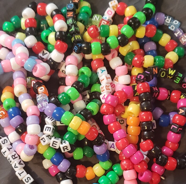 Kandi Bracelets Random OR Custom Scenecore Cute Etsy