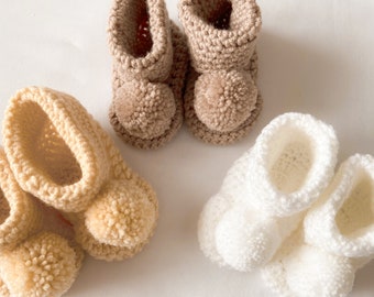 Baby Booties | 0-3 Months | Winter Booties