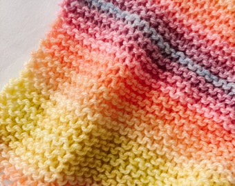 Rainbow Knitted Dolls Blanket | Child’s Play