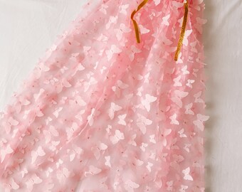 Pink Butterfly Cape | Fairy Cape | Dress Up | 70cm