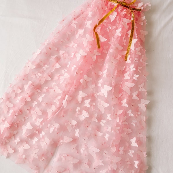 Pink Butterfly Cape | Fairy Cape | Dress Up | 70cm