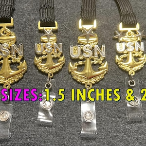 US Navy Chief Lanyards - GOLD Anchor