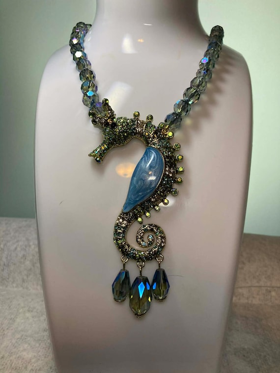 Poseidon's Muse Enchanted Seahorse Necklace