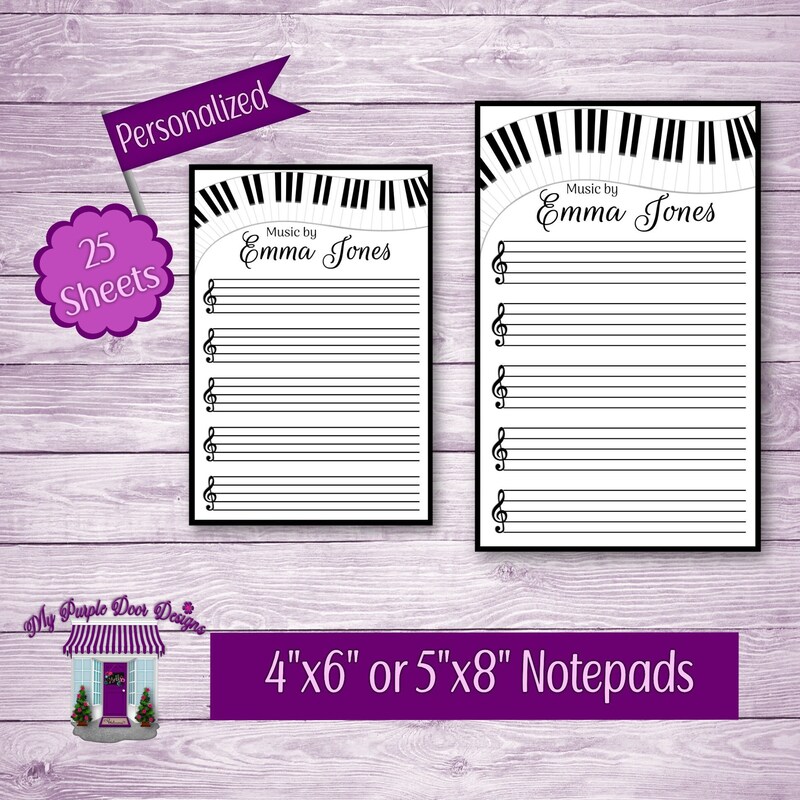 Piano blank sheet music etsy