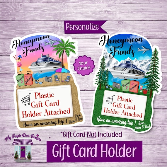 Honeymoon Funds Personalize Gift Card Holder Greeting Card, Envelope & Gift Card Sleeve, Bride Groom Wedding Travel Gift, Bridal Shower - Etsy Honeymoon Funds Personalize Gift Card Holder Greeting Card, Envelope & Gift Card Sleeve, Bride Groom Wedding Travel Gift, Bridal Shower - Etsy
