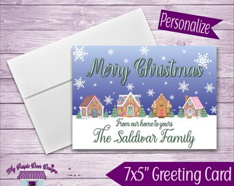 1 X Greeting Card - Merry Christmas Snow Globe Festive Xmas Seasons Greetings Friend Neighbours Kids Family Mum Dad Secret Santa Gift #79226 - View #9