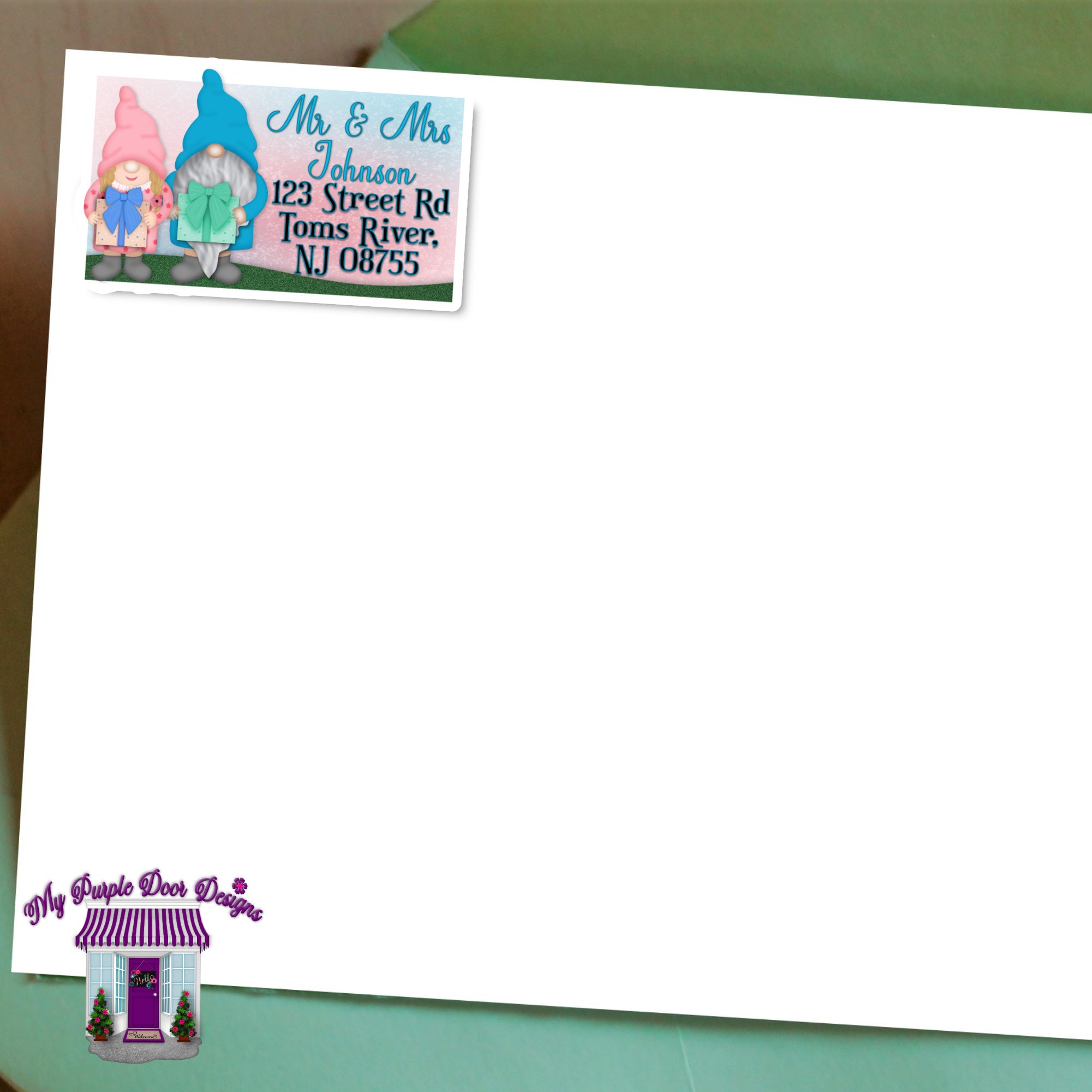 Friends Address Labels Return Address Labels, Gnomes Friends Gifts Personalized Mailing ...