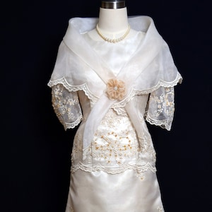 Maria Clara Filipiniana Formal Gown | Philippine National Costume #6023