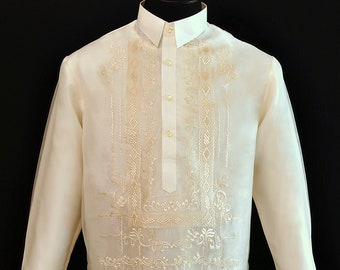 Barong tagalog | Chemise formelle philippine | Costume National des Philippines #1090