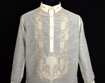 Barong Tagalog Filipino Formal Shirt | Philippine National Costume #2208