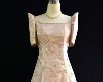 modern pilipiñana dress