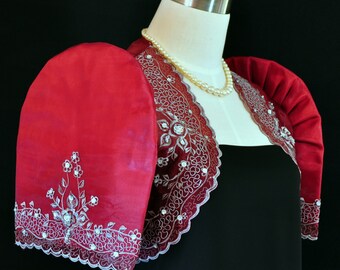 maroon filipiniana dress