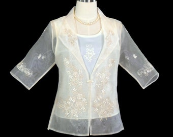 Ladies Barong Tagalog Filipiniana Beige Formal Embroidered Beige National Costume #5160A