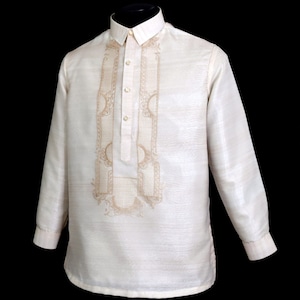 Pina Organza Barong Tagalog Filipino Formal Shirt Philippine National ...