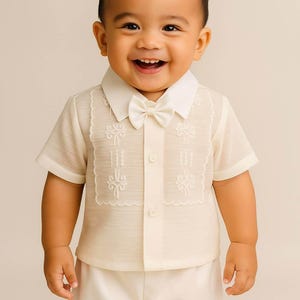 BARONG TAGALOG For Baby, Toddlers, BOYS  Philippine National Costume Christening, Baptism