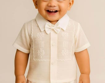 BARONG TAGALOG For Baby, Toddlers, BOYS  Philippine National Costume Christening, Baptism