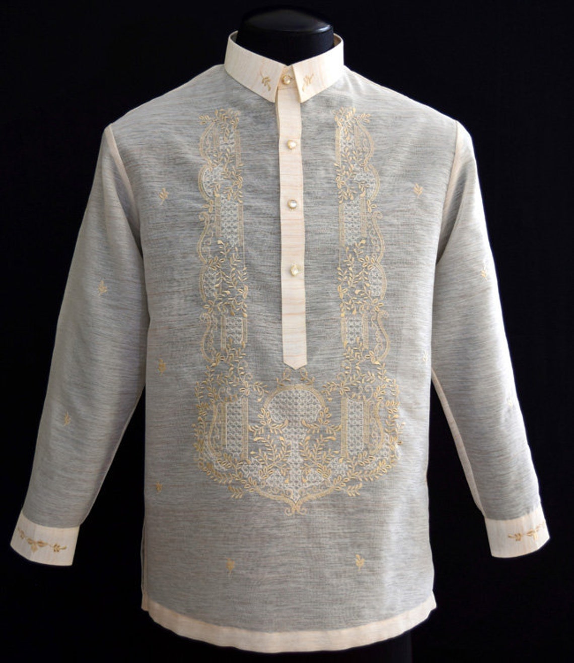 Barong Tagalog Filipino Formal Shirt Philippine National Etsy