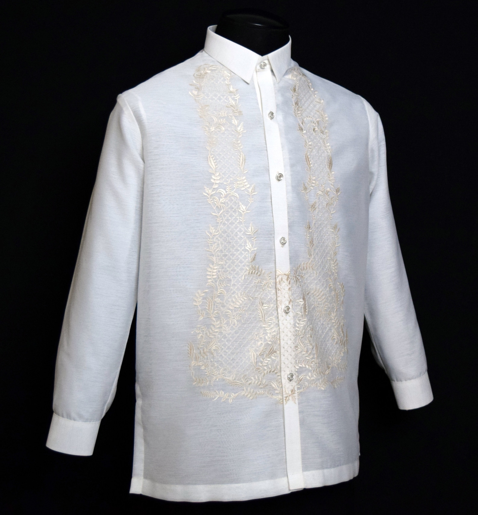Barong Tagalog Traditional Formal Shirt Philippine National Etsy