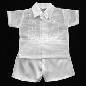 BARONG TAGALOG For Baby, Toddlers, BOYS  Philippine National Costume Christening, Baptism