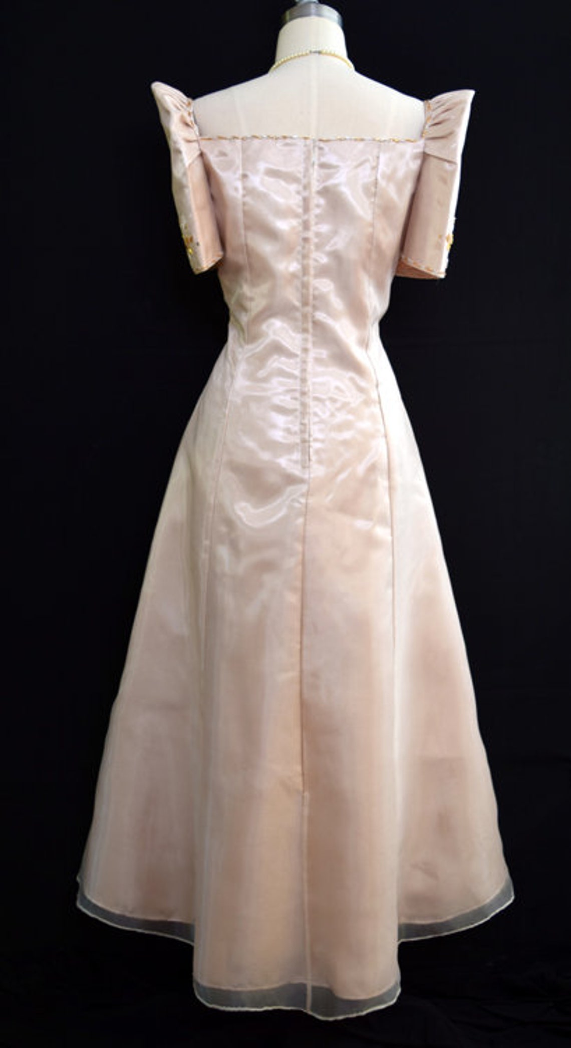 Traje De Mestiza Bolero Maria Clara Terno Filipiniana Beige - Etsy