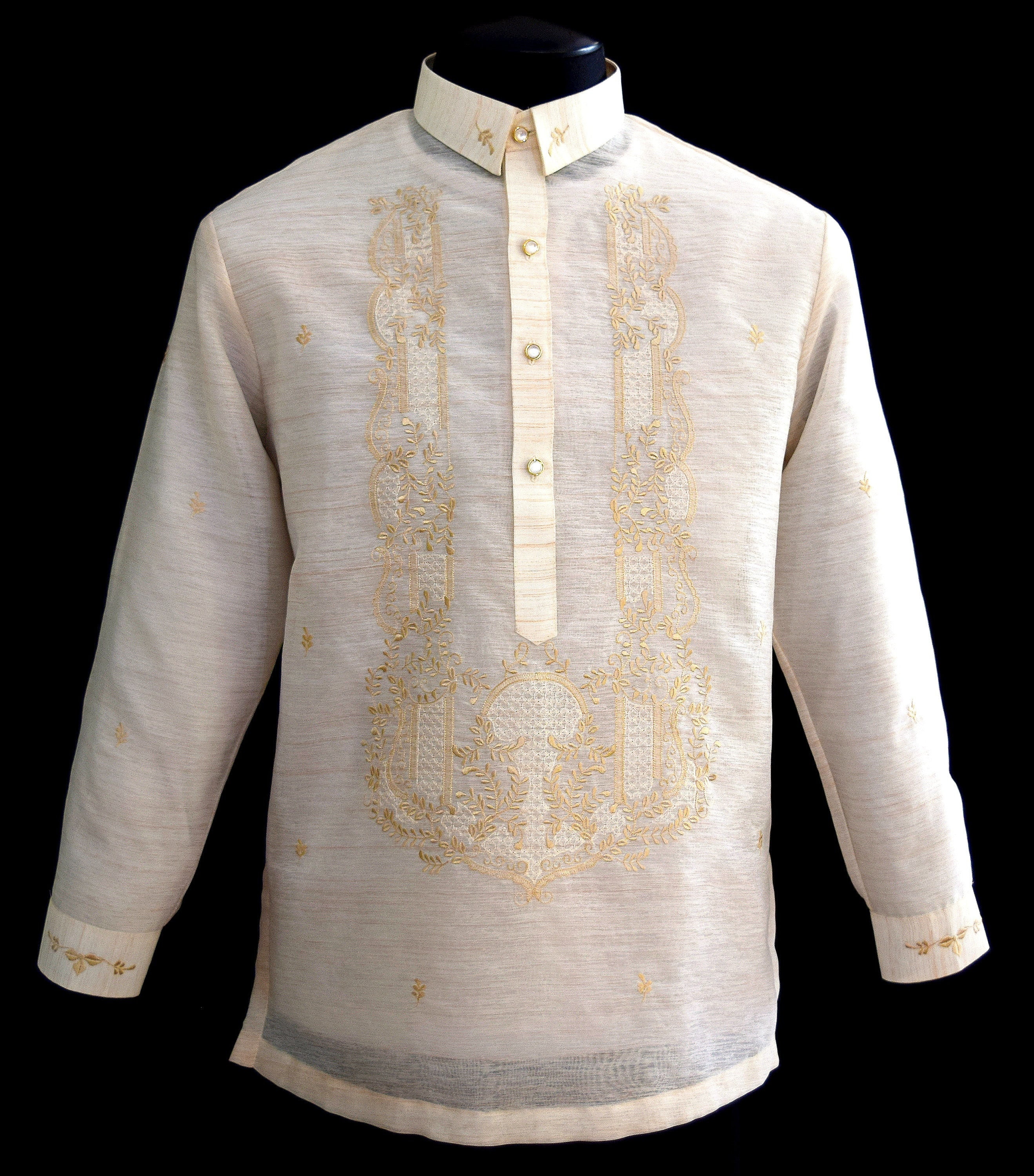 Barong Tagalog Filipino Formal Shirt Philippine National Etsy Sweden
